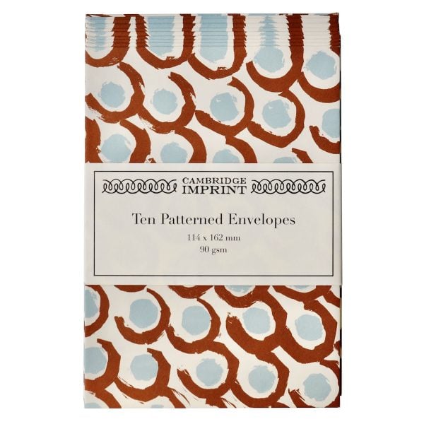 Patterned Envelopes in Charleston-inspired Patterns by Cambridge Imprint