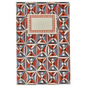Hardback Notebook Kaleidoscope Red and Blue