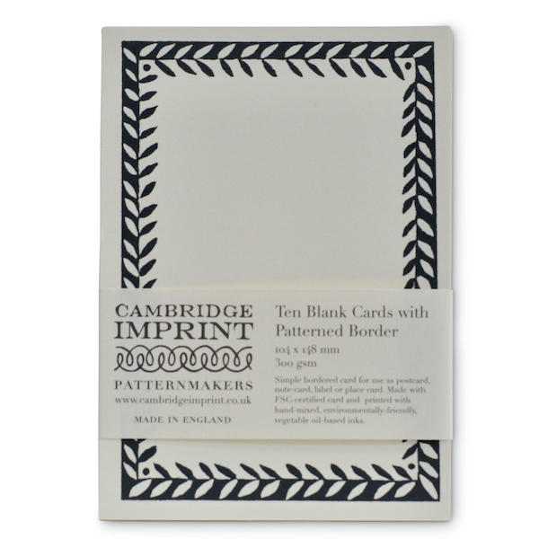 Cambridge Imprint Postcard with Border