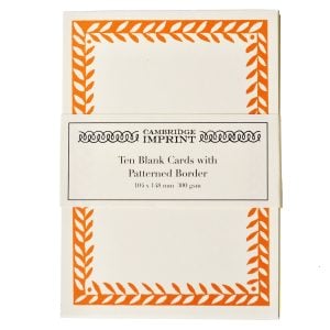 10 Postcards with Patterned Border in Neon