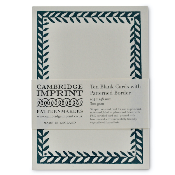 Cambridge Imprint Postcard with Border