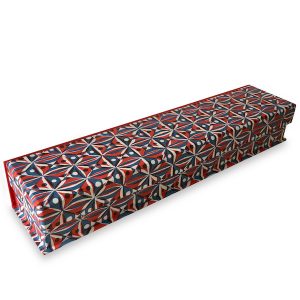 Pen Box Kaleidoscope Red and Blue by Cambridge Imprint
