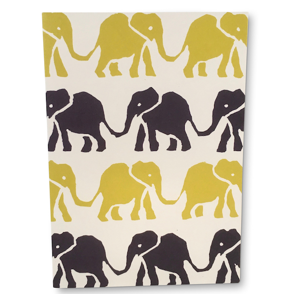 Cambridge Imprint Elephants card