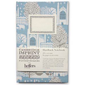 Cambridge Imprint Patterned Hardback Notebook in Cambridge Summer paper, for Heffers