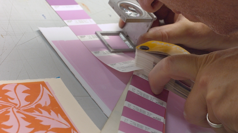 Colour matching at the printer