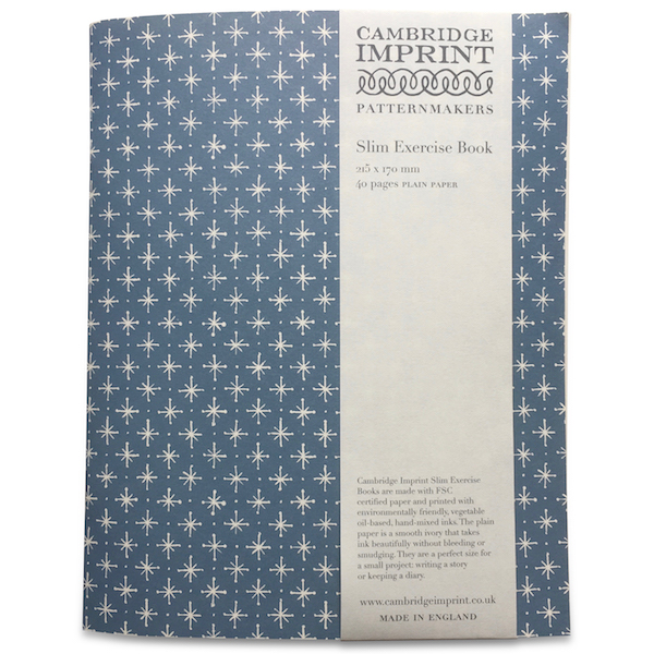 Cambridge Imprint Exercise Book in Little Stars Faded Denim