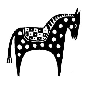 Cambridge Imprint Horse Printing Block