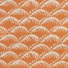 Cambridge Imprint Patterned Paper in Wave Paper Blood Orange