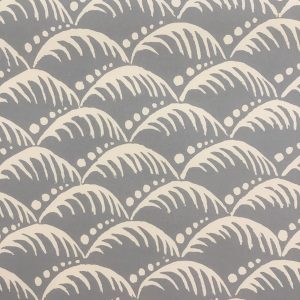 Patterned Wave Paper in Storm Grey by Cambridge Imprint