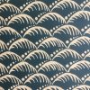 Patterned Wave Paper in Indigo by Cambridge Imprint