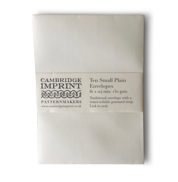 Small Plain Ivory Envelopes