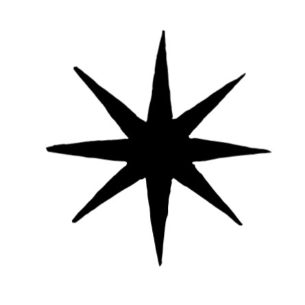 Cambridge Imprint Eight-Pointed Star Printing Block