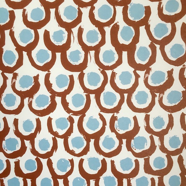 Charleston Loop and Spot Patterned Paper by Cambridge Imprint