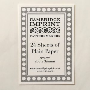 Plain Paper for printing by Cambridge Imprint