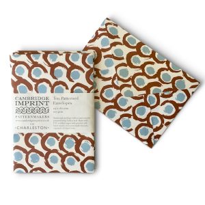 Patterned Envelopes in Charleston-inspired Patterns by Cambridge Imprint