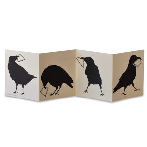 Parliament of Crows card by Cambridge Imprint