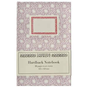 Cambridge Imprint Hardback Notebook in Animalcules Cupboard Pink