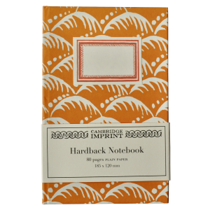 Cambridge Imprint Hardback Notebook in Wave Blood Orange