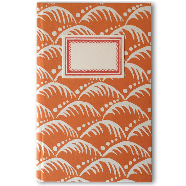 Cambridge Imprint Hardback Notebook in Wave Blood Orange