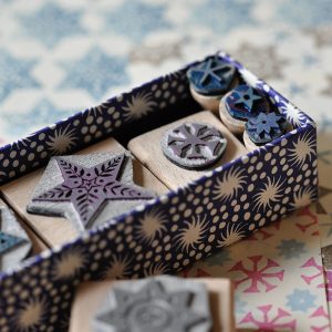 Starry Printing blocks by Cambridge Imprint