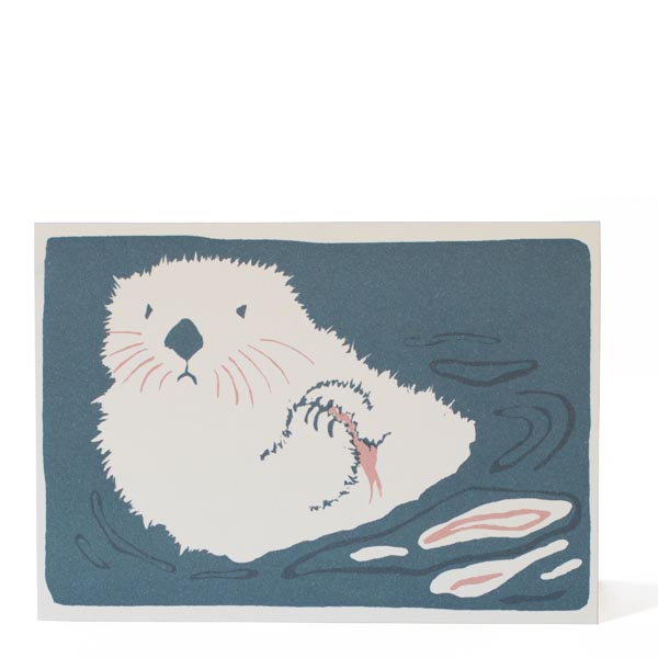 Sea Otter Card by Cambridge Imprint