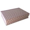 A5 Box File covered in Animalcules Cupboard Pink patterned paper by Cambridge Imprint