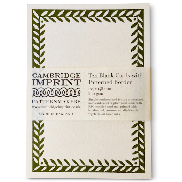 Cambridge Imprint Postcard with Border