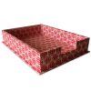 Cambridge Imprint Letter Trays covered in Selvedge patterned paper