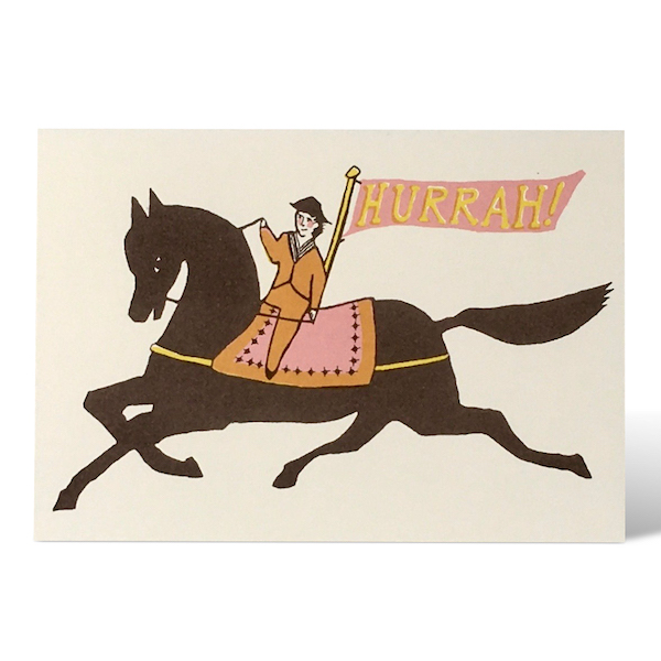 Dark Horse Hurrah card by Cambridge Imprint