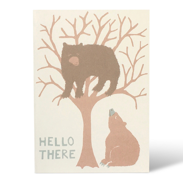 Hello There Bear card by Cambridge Imprint