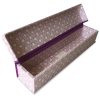 Pen Box covered in Animalcules Cupboard Pink patterned paper by Cambridge Imprint