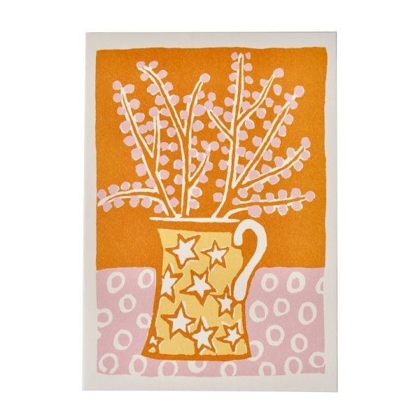 Cambridge Imprint Jug and Blossom Card