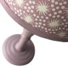 Cambridge Imprint Hand-painted Wooden Lamp Base and Patterned Shade - detail