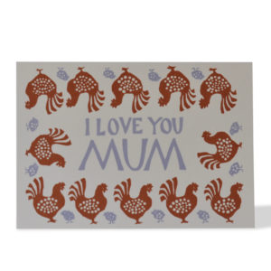 Hen and Chick card by Cambridge Imprint