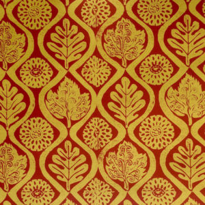 Oak Leaves design by Peggy Angus, published as a patterned paper by Cambridge Imprint