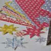 Press-out patterned card stars by Cambridge Imprint