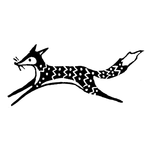 Running Fox Printing Block by Cambridge Imprint