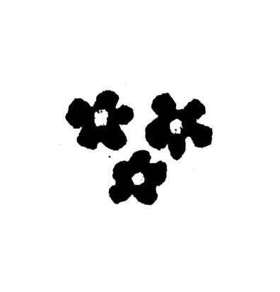 Very Small Flowers Printing Block by Cambridge Imprint