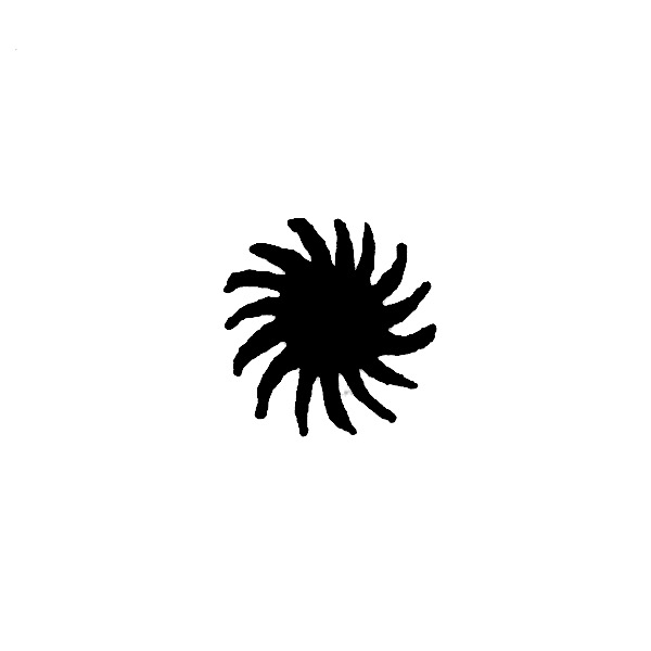 Small Sun Printing Block by Cambridge Imprint