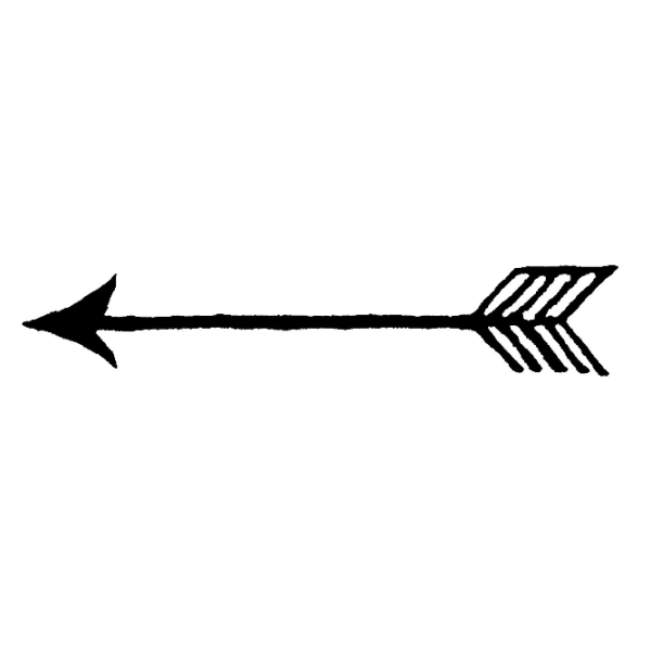 Love's Arrow Printing Block by Cambridge Imprint