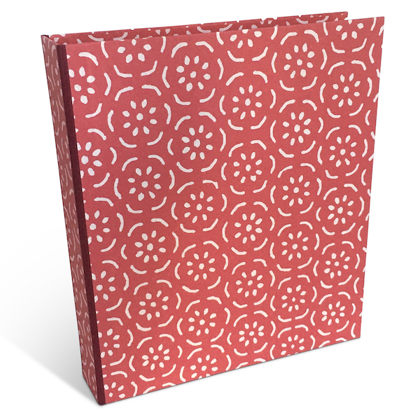 Ring Binder in Pear Halves Permanent Rose by Cambridge Imprint