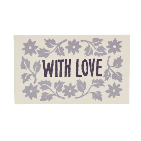 Tiny Gift Card in Purple by Cambridge Imprint