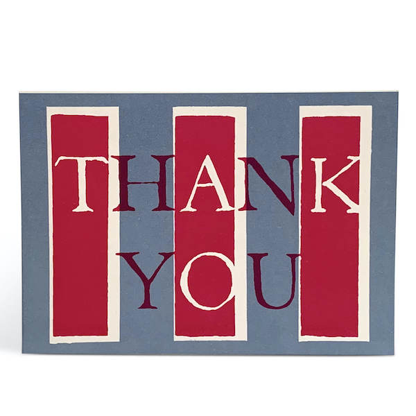 Thank You card by Cambridge Imprint