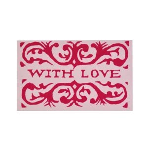 Pack of Arabesque With Love Gift Cards Pink and Raspberry