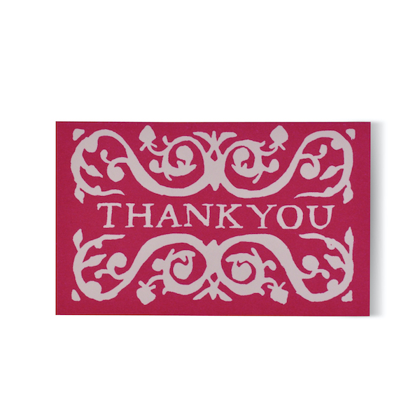 Tiny Pink and Raspberry Gift Cards by Cambridge Imprint