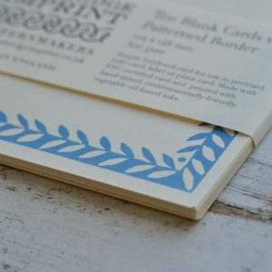 Cambridge Imprint Postcard Bright Blue