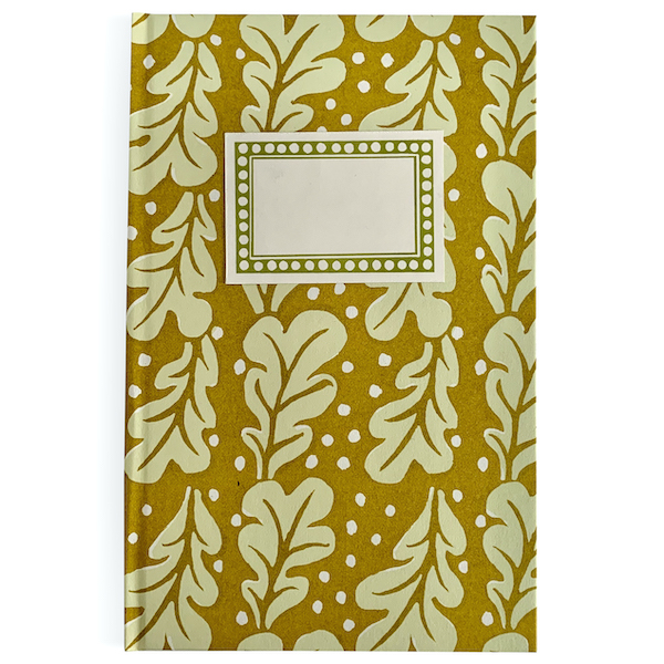 Hardback Notebook covered in Quercus paper by Cambridge Imprint