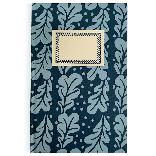 Hardback Notebook covered in Quercus paper by Cambridge Imprint