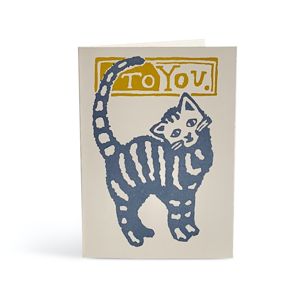 To You Little Kitten card by Cambridge Imprint
