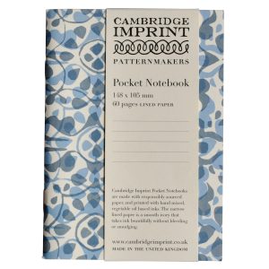 Pocket Notebook Dappled Blue